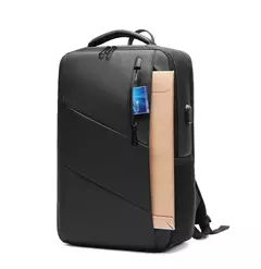 XOKY-Mochila Laptop Expansível para Homens, Multi Bolso, Impermeável, USB, Negócios, Escola, Viagem, Acampamento - comprar online