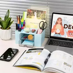 Multifuncional Desk Lockers, Cosmetic Lockers, Desk Acessórios, Adequado para escritórios e famílias, Presente para a escola - Wolf Magazine