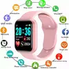 Relógio inteligente multifuncional para homens e mulheres, telefone conectado bluetooth, música, pulseira de esportes fitness, monitor de sono, smartwatch y68, d20