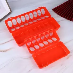 1 pc fileira dupla 12/18 buracos alimentador de solo para aves de corral plástico clamshell alimentação frango groove fazenda reprodução suprimentos na internet