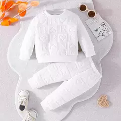Conjunto de roupas infantis para o dia dos namorados, camiseta e calça de manga comprida, roupa infantil para bebê recém-nascido, 3-24 meses - Wolf Magazine