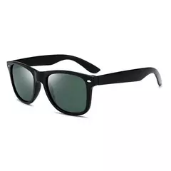Óculos de sol quadrados clássicos polarizados para homens e mulheres, óculos de sol preto retrô antireflexo, moda masculina e feminina, verão