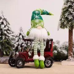 Natal Faceless Doll Gnome Ornamentos, Luz LED, Pelúcia, Artesanato de tricô, Decoração pendente, Decorações para crianças, Presente - comprar online