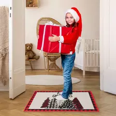 Tapete ao ar livre da porta do Natal, tapete de Papai Noel, casar decorações do Natal para a casa, ornamento do Xmas, presentes do ano novo, 2025, 2025