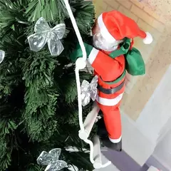 Boneca de Escada Papai Noel, Decoração de Árvore de Natal, Porta Interior, Parede, Pingente, Presentes de Ano Novo