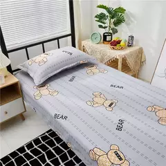 Lençóis modernos de algodão poliéster, Roupa de cama, Colcha para cama de solteiro, Tecido caseiro, 120x210cm, 1pc