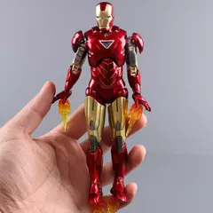 ZD Brinquedos Homem de Ferro Série Filme Action Figure, Movable Joint, Mark Dolls, MK1, MK2, MK3, MK4, MK5, MK6, MK7, MK42, MK43, MK50, 7 em - Wolf Magazine