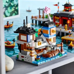 LEGO 40704 Phantom Ninja Mini Castle Pier Meninos e Meninas Quebra-cabeça Brinquedo de Construção Presente - loja online