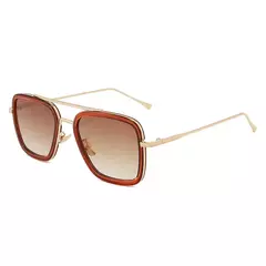 Tony Stark Iron Man Sunglasses, Quadros quadrados do metal do vintage - Wolf Magazine