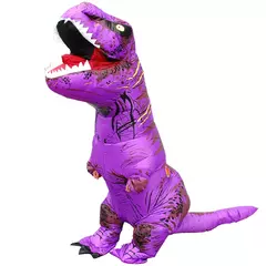 Adulto crianças trajes de dinossauro inflável terno vestido anime festa cosplay carnaval purim traje de halloween para homem mulher na internet