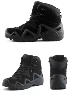 Botas táticas de combate impermeáveis masculinas, Botas de tornozelo para caminhadas ao ar livre, Escalada botas de combate