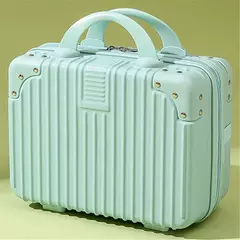 Mini Saco De Maquiagem Vintage, Caso De Viagem Portátil, Pequena Caixa De Bagagem, Handy Caixa De Presente, Senha De Rolamento De Bagagem, 14 ", 16";;VERDADEIRO;;"16 polegadas [com bloqueio de senha 35*27*16]],Ouro rosê na internet