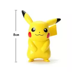 Pokemon anime figuras de ação pikachu brinquedos modelo charmander psyduck squirtle jigglypuff bulbasaur kawaii coletar bonecas crianças presente na internet