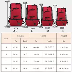 Mochila para cachorro de viagem ao ar livre, mochila média para cães pequenos, respirável, caminhada, buldogue francês, acessórios, suprimentos para animais de estimação na internet
