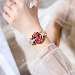 POEDAGAR-Relógio de Luxo Feminino, Alta Qualidade, Diamante, Quartzo, Impermeável, Data, Aço Inoxidável, Senhoras Relógios, Caixa Incluída - Wolf Magazine