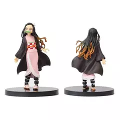 Imagem do Anime demônio slayer figura kamado tanjirou nezuko figuras de ação pvc modelo brinquedos zenitsu estatueta inosuke kimetsu não yaiba figura