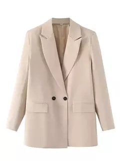 TRAF-Blazer feminino de escritório, preto, bege, cáqui, azul, verde, cinza, casaco de moda, blazers femininos, jaqueta, casacos, 2024 na internet