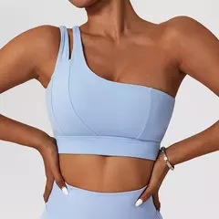 Imagem do Conjunto de saia de ioga para mulheres, treino de ginástica, sutiã de ombro feminino de cintura alta, sutiã de tênis feminino