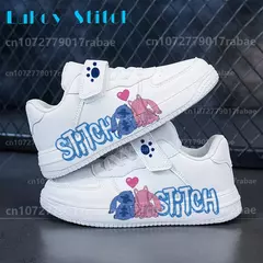 Stitch Sneakers para meninos e meninas, Sapatos de basquete casuais, Sapatos esportivos para estudantes, Tênis de corrida para crianças, Presente elegante para crianças na internet