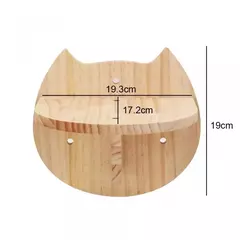 Gato montado na parede móveis rede prateleiras de escalada gato arranhando post prateleiras de escada de madeira sisal escada gato escalada quadro - Wolf Magazine
