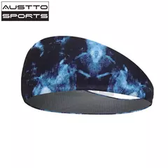 Austto Sports Headband para homens e mulheres, Slim Workout Sweatband, Running System, Outdoor, Cooling