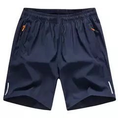 Calções esportivos de seda gelo masculino, corrida, ginásio, secagem rápida, respirável, praia, calça curta, fitness, jogging, legal, roupas esportivas casuais, verão