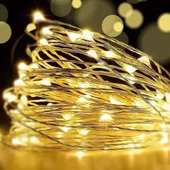 USB Bateria Operado LED String Light, Fio De Cobre, Guirlanda, Fada Iluminação Cordas, Natal, Festa De Casamento, Decoração Lâmpadas, 100-2m na internet