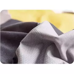 Imagem do WASART-Geometria Impresso Conjunto de Lençol de Cama de Casal Luxo, 2 Pessoas, Queen e King Size, Super Cozy, Casal