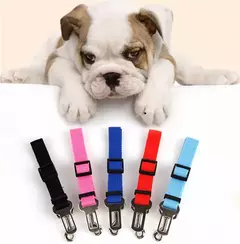 Cinto de segurança para carro e gato, acessórios para cães, arnês ajustável, trela de chumbo, clipe de viagem pequeno e médio, coleira para cachorro, itens para animais de estimação - loja online