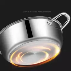 Honeycomb Bottom Non Stick Pan, Fogão de Indução Fogão a Gás Frigideira, Aço Inoxidável 316, Panela de sopa, Frigideira Wok, Frigideira Geral, 28 cm, 30cm na internet