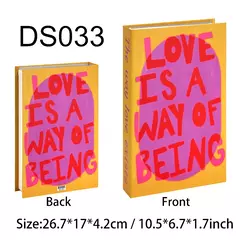 Imagem do Livros falsos de luxo para decoração de casa, acessórios para sala, decoração de moda, suporte, nórdico simples, mesa de café