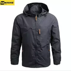 Imagem do Gorpcore jaqueta masculina militar tático caça jaqueta outono casual à prova dwindproof água blusão casaco masculino bolso roupas de trabalho