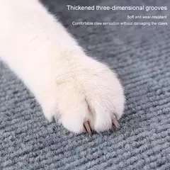 Anti gato risco sofá diy gatos placa de risco sofá proteção patas afiar aparável auto-adesivo tapete gatos placa de risco - loja online