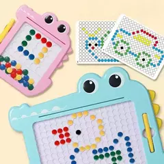 Imagem do Prancheta Magnética Infantil, Crocodilo, Dinossauro, Escrita, Criativos, Livretos, Padrão, Educacional, Montessori, Presente de Brinquedo