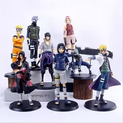 Anime naruto figura uchiha itachi sasuke dor kakashi naruto shippuden figuras de ação coleção modelo brinquedos para crianças presentes