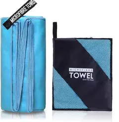 Imagem do Toalhas de secagem rápida de microfibra para viagem, banho super absorvente, toalha de praia, ultra macia, leve, ioga, natação, ginásio, esporte