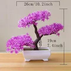 Árvore Bonsai Artificial para Jardim, Plantas de Simulação, Plantas de Pote, Planta Falsa, Enfeites para Casa, Quarto, Quarto, Exterior, Decoração - comprar online
