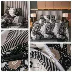 Poliéster Impresso Lixar Duvet Cover, Conjunto de cama Estilo Europeu, Quilt Cover, Pele Tecido Amigável, Queen Size, 3Pcs na internet