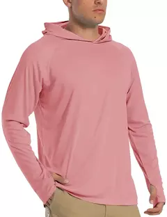 TACVASEN-Homens à Prova de UV Hoodie Manga Longa, Proteção Solar Camisetas, Respirável, Leve, Secagem Rápida, Casual Camisetas Masculinas na internet