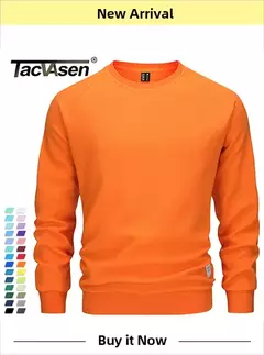 TACVASEN-Homens à Prova de UV Hoodie Manga Longa, Proteção Solar Camisetas, Respirável, Leve, Secagem Rápida, Casual Camisetas Masculinas