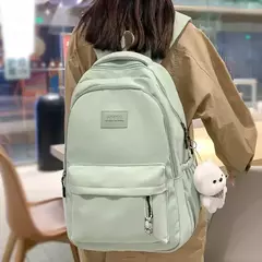 Mochila de faculdade impermeável de alta capacidade para meninas, bolsa de livro de viagem fofa, bolsa para laptop feminina, senhora, moda, nova - loja online