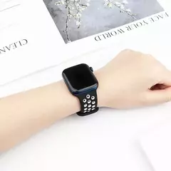Bracelete Sport para Apple Watch, Bracelete de Silicone, iWatch Series 9, 8, SE, 7, 3, Ultra 2, 49mm, 40mm, 41mm, 42mm, 44mm
