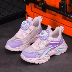 Novas crianças sapatos esportivos menino tênis de malha preta verão respirável crianças sapatos casuais menino correndo tênis tênis