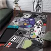 Gamer Controller Pattern Carpet for Home, Living Room, Boy Bedroom, Big Area Mat, Impressão artística, corredor, decoração para crianças