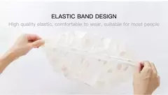 Touca de banho impermeável para mulheres e homens, tampa de cabelo seco, banho, anti-óleo, fumaça, cuidados com os cabelos, casa, 5pcs na internet