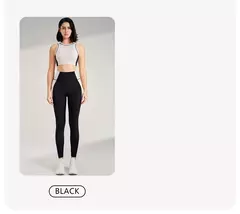 Imagem do Roupas coloridas de secagem rápida para mulheres, roupa de treino de ginástica, camiseta recolhida, calças apertadas para levantar o quadril