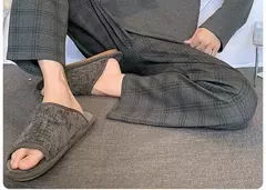 Pijama masculino com gola em o listrado, pijamas de algodão penteado, lounges plus size, outono e inverno, maduro na moda, novo, L a 6XL, 2020 - comprar online