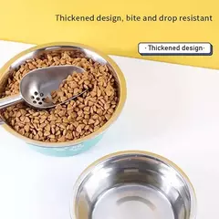 Imagem do Tigelas antiderrapantes para cães pequenos, médios e grandes, tigelas e bebedores de aço inoxidável, alimentadores para animais de estimação, acessórios para cães