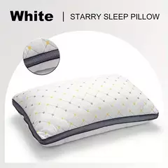 Travesseiro de pescoço de penas de algodão, travesseiro tridimensional, adequado para dormir quartos, estilo hoteleiro, 1 pc - comprar online