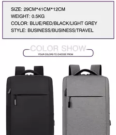 Mochila simples e elegante, mochila multifuncional de grande capacidade para deslocamento, viagens de negócios, bolsa para computador de estudante-ll - Wolf Magazine